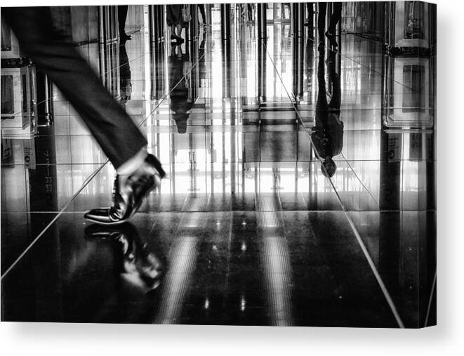 Reflection Canvas Print featuring the photograph Reflection #1 by Haruyo Sakamoto