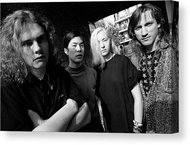 Music Canvas Print featuring the photograph Smashing Pumpkins London Notting Hill #1 by Martyn Goodacre