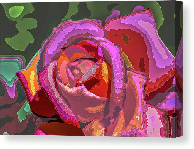 Kenneth James Canvas Print featuring the photograph Smell The Color #1 by Kenneth James