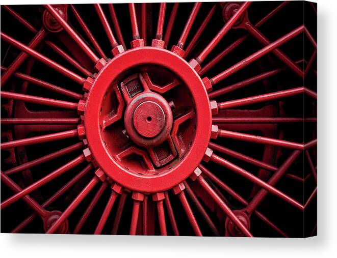 Spokes Canvas Print featuring the photograph Spokes #1 by Todd Klassy