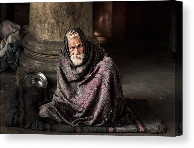 Street Canvas Print featuring the photograph Street Life #1 by Trevor Cole