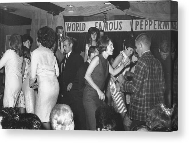 The Peppermint Lounge Canvas Print / Canvas Art by Michael Ochs Archives