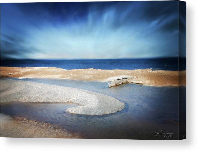 Evie Canvas Print featuring the photograph Whitefish Point Michigan #1 by Evie Carrier