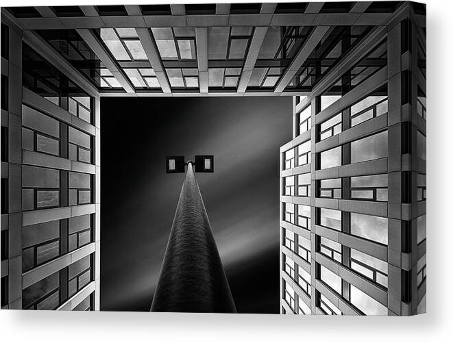 Lamp Canvas Print featuring the photograph #11 by Karol Vaan