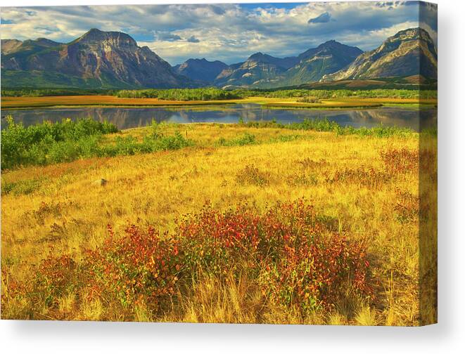 Alberta Canvas Print featuring the photograph Canada, Alberta, Waterton Lakes #12 by Jaynes Gallery