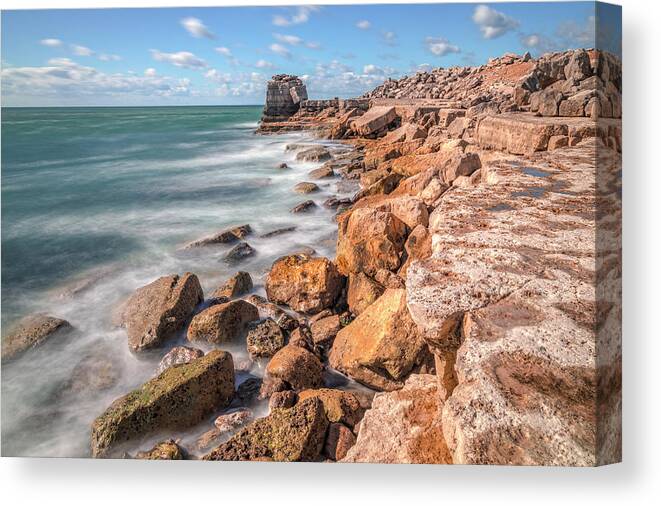 Pulpit Rock Canvas Print featuring the photograph Portland Bill - England #13 by Joana Kruse