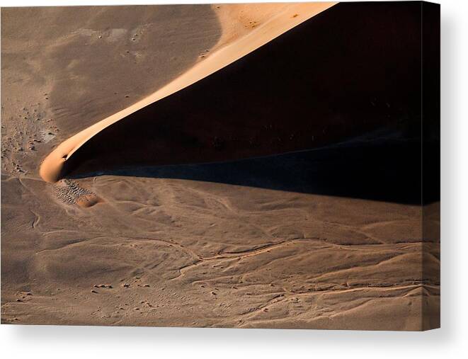 Desertabstract Canvas Print featuring the photograph Contrasted Abstract Of The Oxide Rich #17 by Ben McRae
