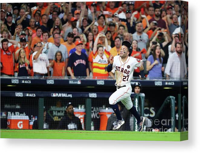 Game Two Canvas Print featuring the photograph League Championship Series - New York by Elsa