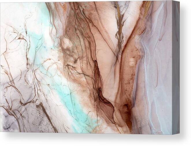 Abstractartistic Canvas Print featuring the photograph Abstract Painting Background #19 by Dmytro Synelnychenko