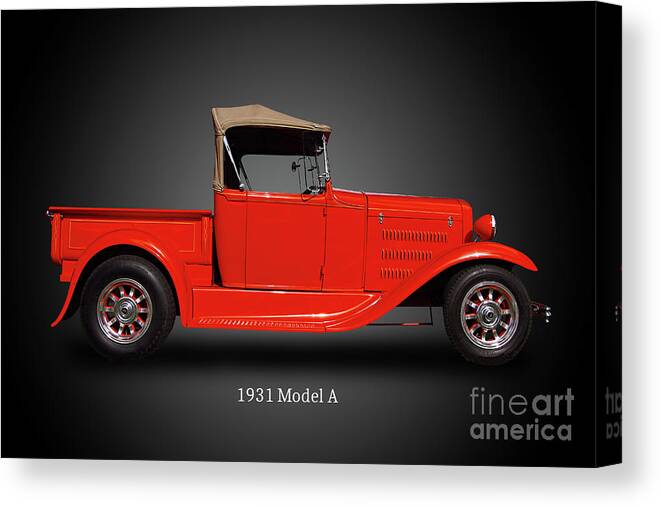 1928 Canvas Print featuring the photograph 1931 Model A Ford Pickup Truck by Nick Gray