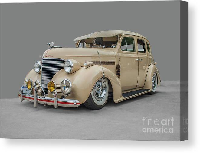 Chevrolet Canvas Print featuring the photograph 1939 Chevrolet Master Deluxe by Tony Baca