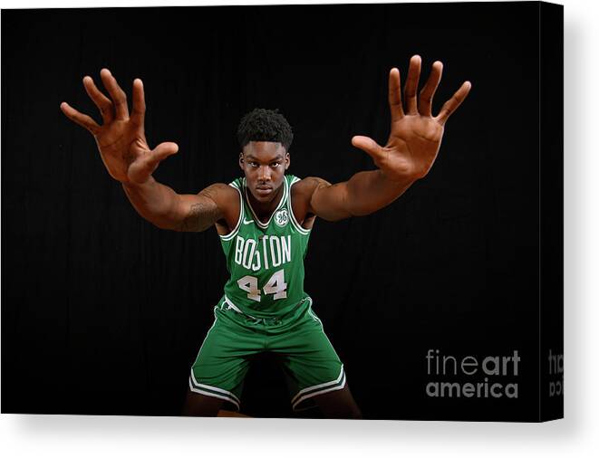 Robert Williams Canvas Print featuring the photograph 2018 Nba Rookie Photo Shoot by Brian Babineau