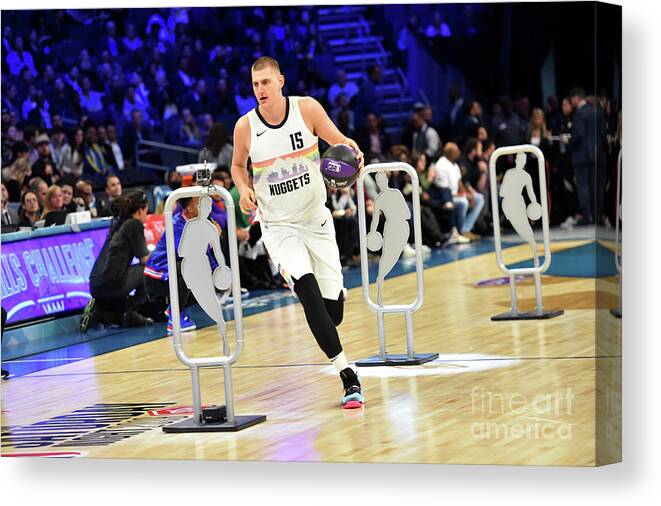 Nba Pro Basketball Canvas Print featuring the photograph 2019 Taco Bell Skills Challenge by Jesse D. Garrabrant