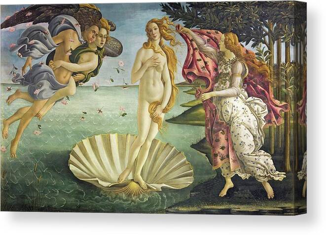 The Birth Of Venus Canvas Print