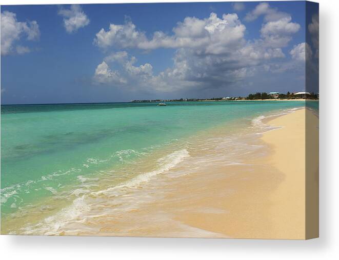 Scenics Canvas Print featuring the photograph Caribbean Dream Beach #2 by Shunyufan