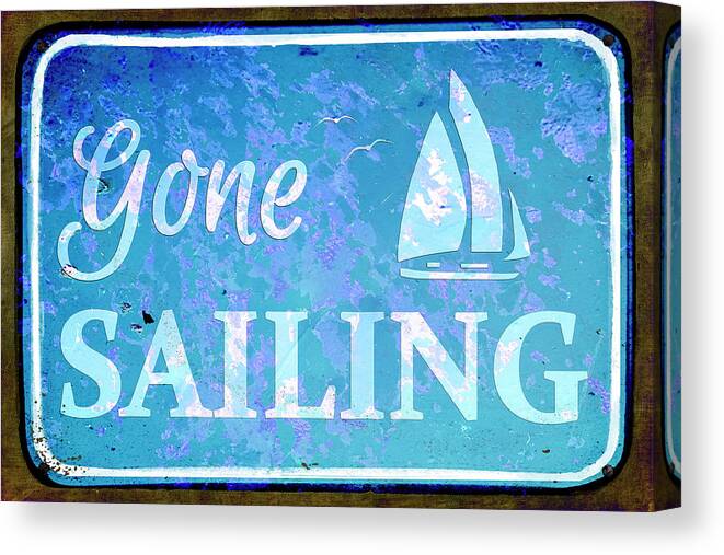 Gone Sailing Canvas Print featuring the photograph Gone Sailing #2 by Cora Niele