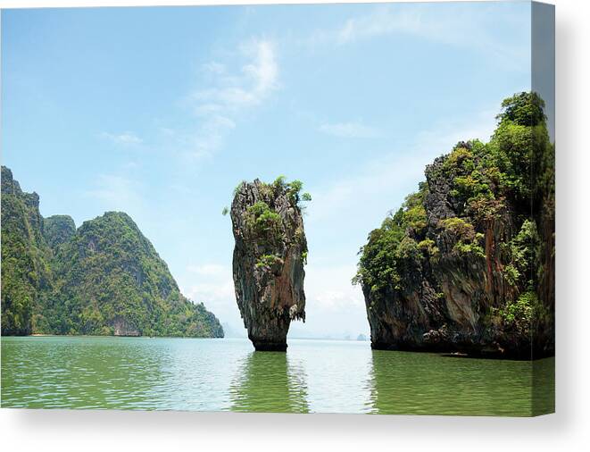 Andaman Sea Canvas Print featuring the photograph James Bond Island, Thailand #2 by Ivanmateev