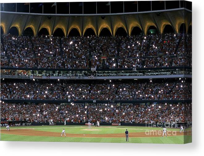 Season Canvas Print featuring the photograph Mark Mcgwire 25 #2 by Vincent Laforet