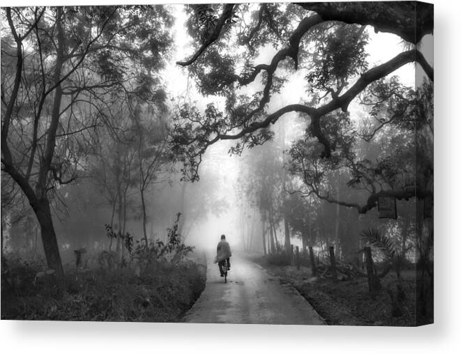 Tree Canvas Print featuring the photograph ** #3 by Sahidul Hassan
