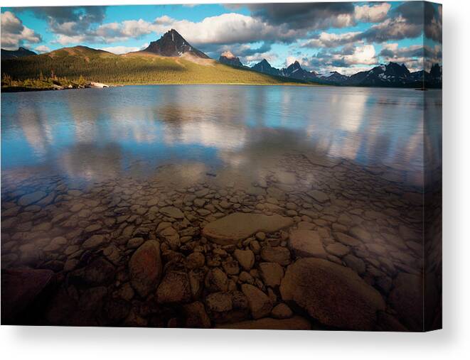 Unesco Canvas Print featuring the photograph Jasper National Park, Alberta, Canada #3 by Mint Images/ Art Wolfe