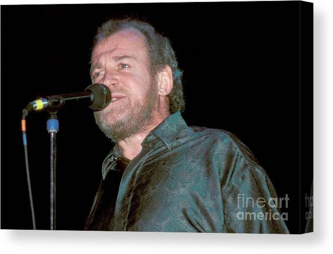 Joe Cocker Canvas Print featuring the photograph Joe Cocker #26 by Concert Photos