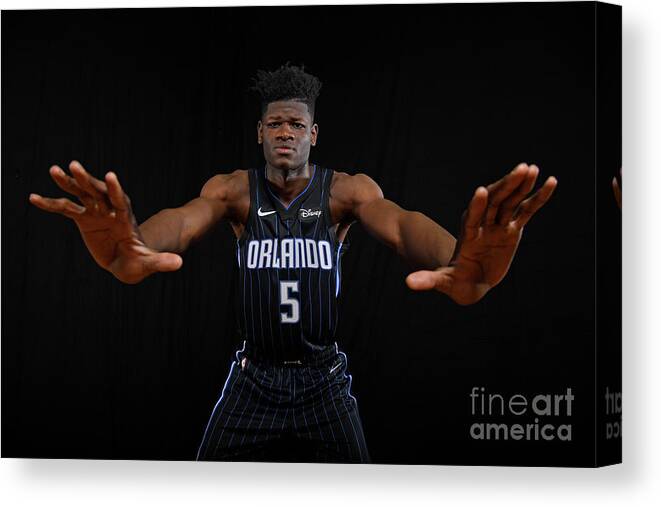 Nba Pro Basketball Canvas Print featuring the photograph 2018 Nba Rookie Photo Shoot by Brian Babineau