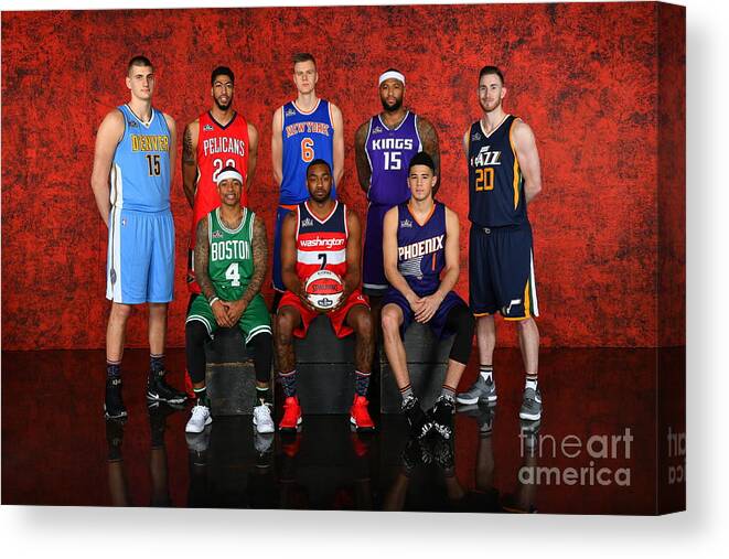 Event Canvas Print featuring the photograph Nba All-star Portraits 2017 by Jesse D. Garrabrant