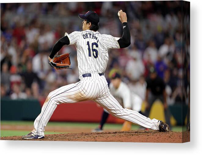 United States National Team Canvas Print featuring the photograph Shohei Ohtani #4 by Megan Briggs