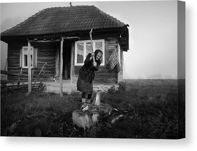 Cottage Canvas Print featuring the photograph #58 by Todor Tanev