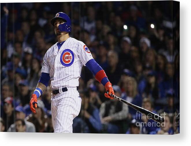 Second Inning Canvas Print featuring the photograph League Championship Series - Los by Jonathan Daniel