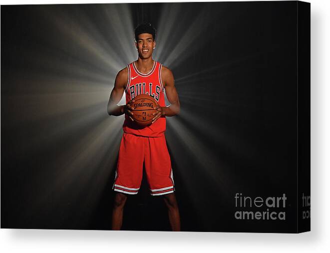 Nba Pro Basketball Canvas Print featuring the photograph 2018 Nba Rookie Photo Shoot by Jesse D. Garrabrant