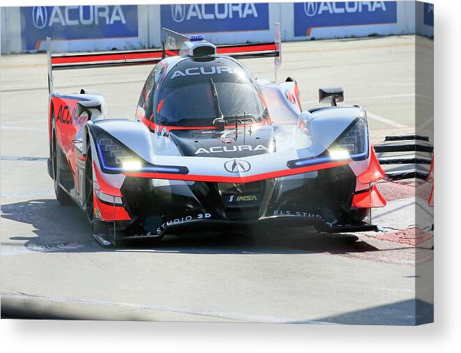 Long Beach Canvas Print featuring the photograph #7 Acura DPI #7 by Shoal Hollingsworth