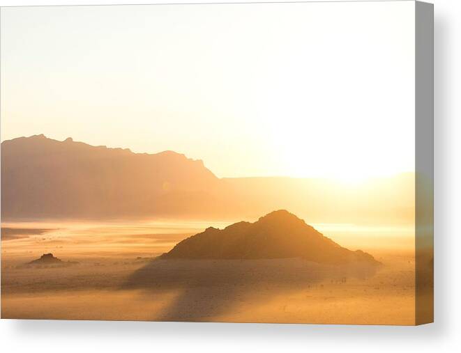 Desertabstract Canvas Print featuring the photograph Contrasted Abstract Of The Oxide Rich #7 by Ben McRae