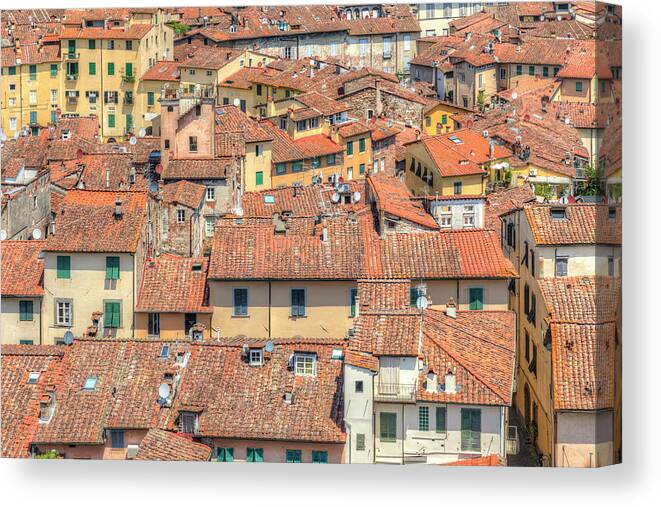 Lucca Canvas Print featuring the photograph Lucca - Italy #9 by Joana Kruse