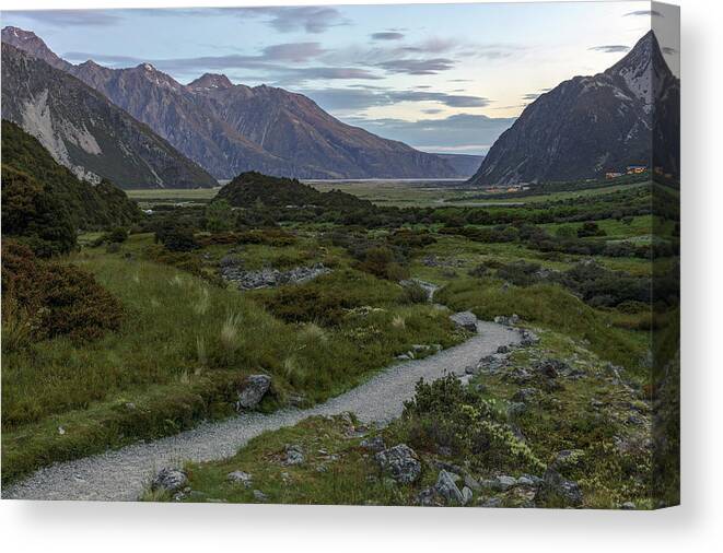 Mount Cook Canvas Print featuring the photograph Mount Cook - New Zealand #9 by Joana Kruse