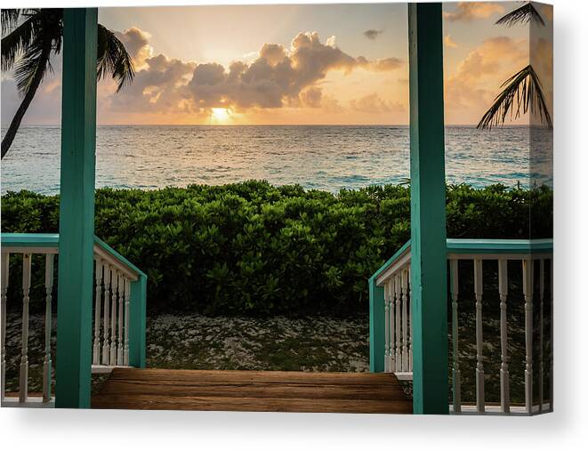 Bahamas Canvas Print featuring the photograph Abaco Islands Sunrise by Sandra Foyt