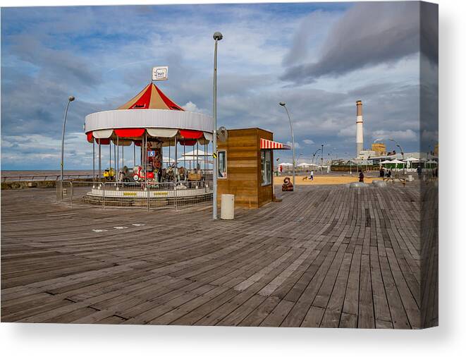 Promenade Canvas Print featuring the photograph After The Storm by Joshua Raif