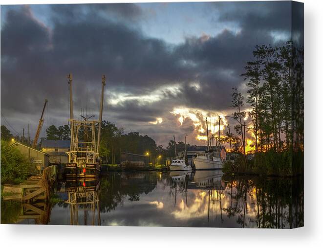 Storm Canvas Print featuring the photograph After the Storm Sunrise by Cindy Lark Hartman