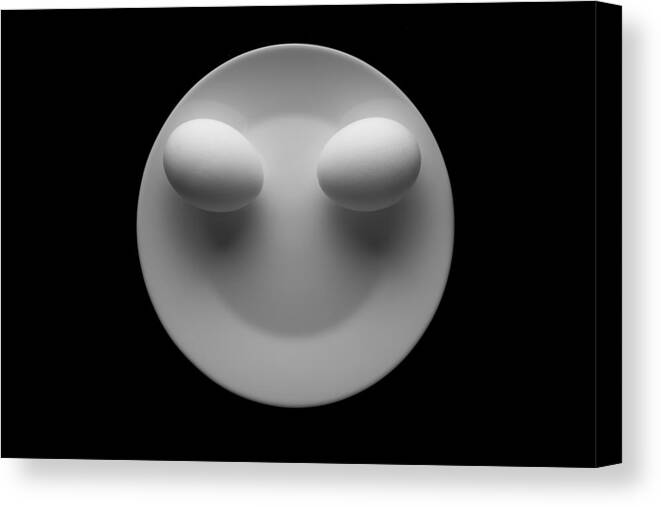 Abstract Canvas Print featuring the photograph Alien Smile by Dmitry Skvortsov