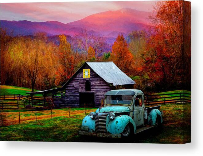 1938 Canvas Print featuring the photograph All American Chevy by Debra and Dave Vanderlaan