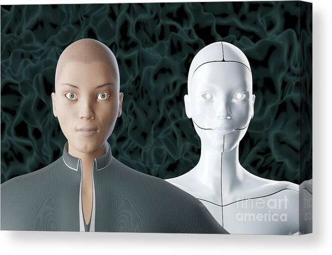 Android Canvas Print / Canvas Art by Patrick Landmann/science Photo Library  - Science Photo Gallery