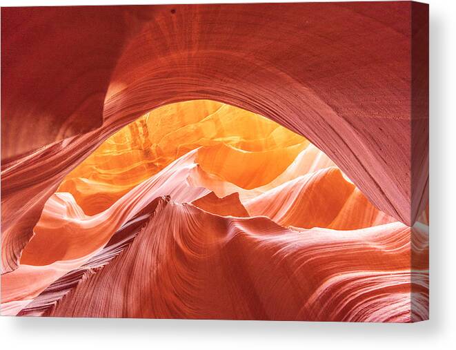 Antelope Canyon Canvas Print featuring the photograph Antelope Canyon by Syed Iqbal