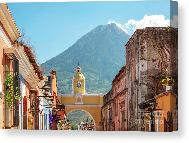 Antigua Canvas Print featuring the photograph Antigua Guatemala by THP Creative
