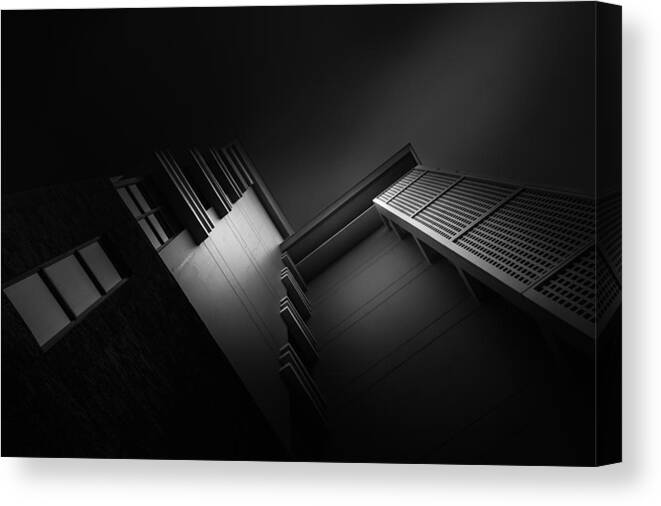 Architecture Canvas Print featuring the photograph Architecture 1 by Agrandaiz Ramana Harahap