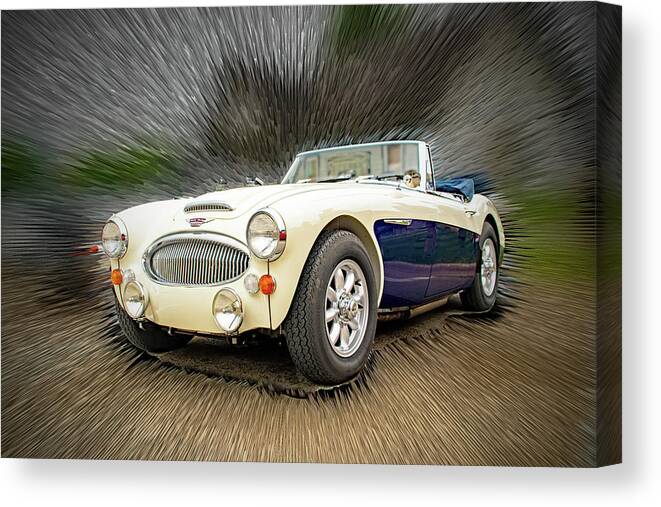 Car Canvas Print featuring the photograph Austin Healey 3000MKIII by Ira Marcus