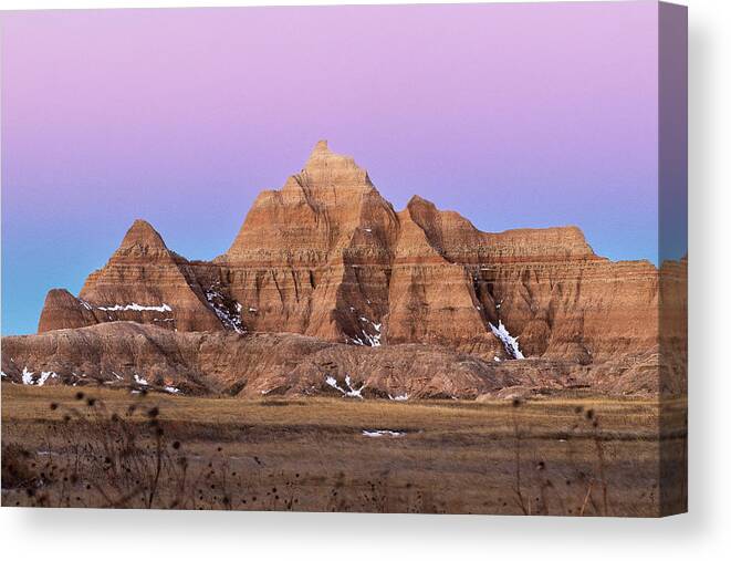 Badlands National Park Canvas Print featuring the photograph Badlands 1089 by Scott Meyer