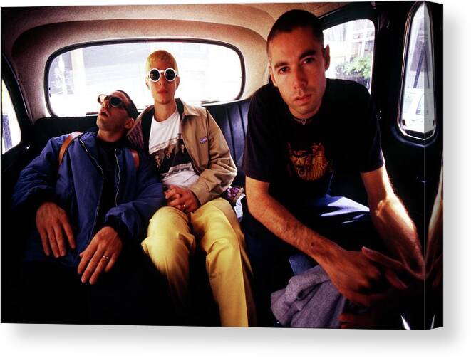 Music Canvas Print featuring the photograph Beastie Boys London 1993 by Martyn Goodacre