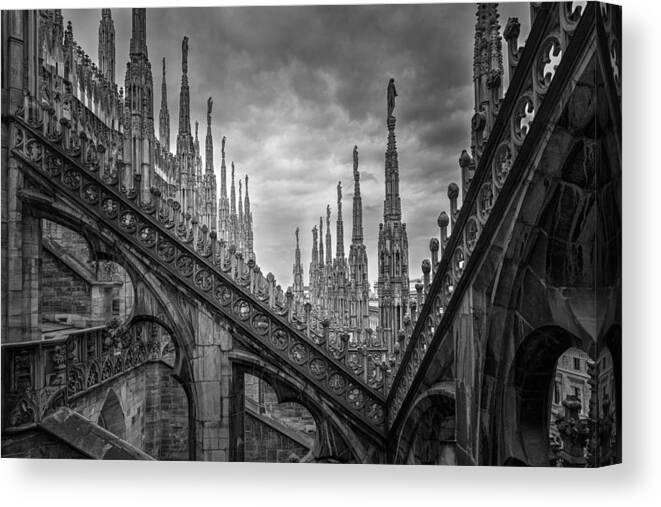 Milano Canvas Print featuring the photograph Beautiful World by Edgar Monzon