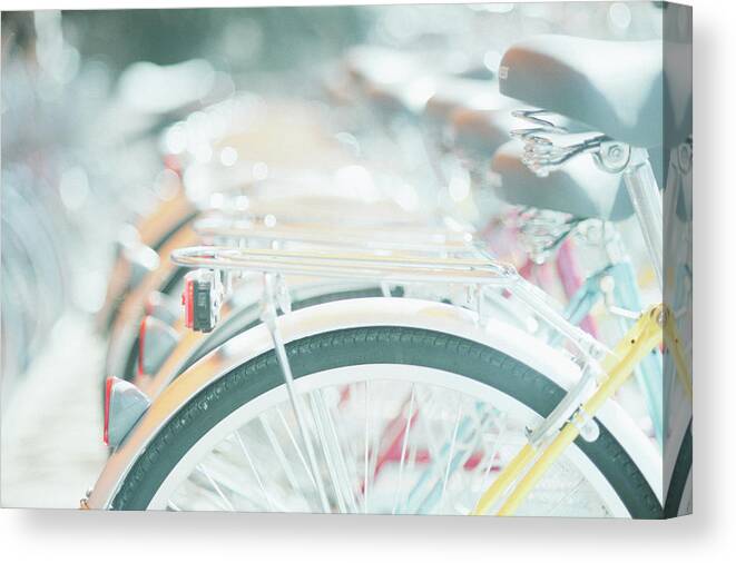 Bicycle Seat Canvas Print featuring the photograph Bicycle by So1