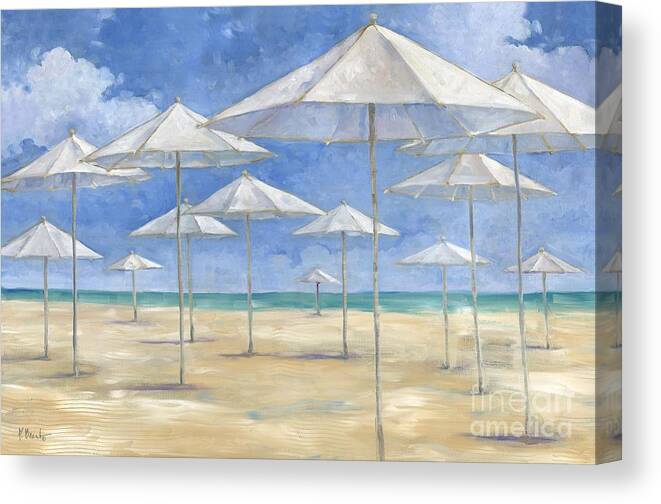 Beach Scenes Canvas Print featuring the painting Blanco Beach I by Paul Brent